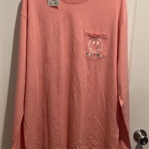 NWT Ladies Champion LS Pink Clemson Tigers - Size XXL - Graphic Pocket Tee